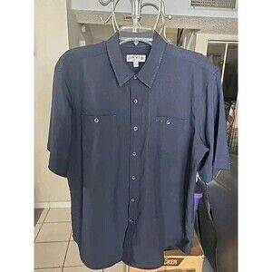 Orvis Men's Short Sleeve Button Up Tech Pocket Shirt Size XL EUC